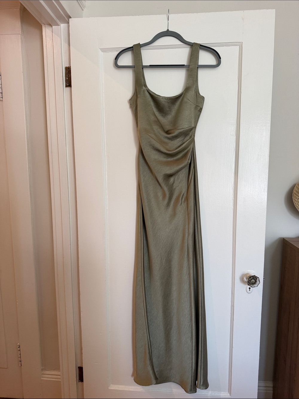 Bec & Bridge Satin Maxi Dress - Elegant Sleeveless Slip Dress